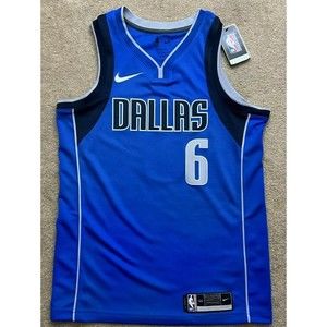 Dallas Mavericks Kristaps Porzingis Swingman Icon NBA Basketball Jersey Size M